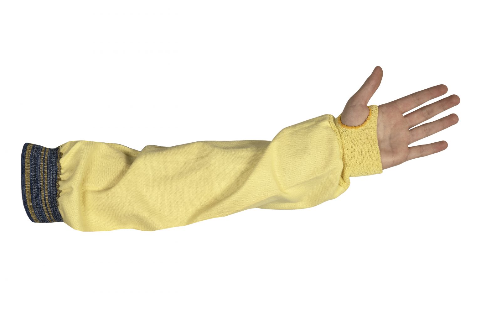 Kevlar Twill Sleeve with Knit Wrist/Thumbhole and Elastic Closure at Top - Windsor Textiles Limited